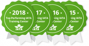 utmärkelse för top performing IATA training center