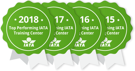 utmärkelse för top performing IATA training center